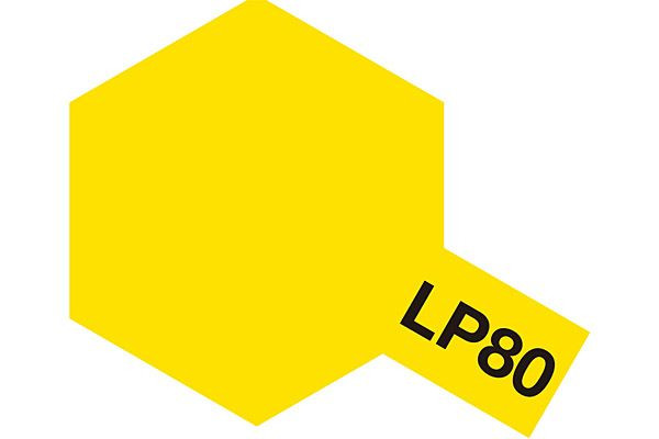 Tamiya Lacquer - LP-80 Flat Yellow ( THC 82180)