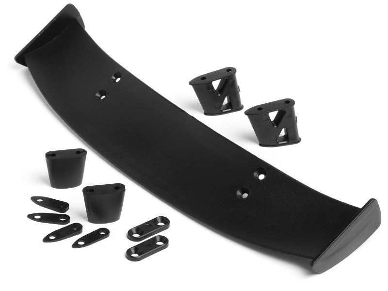HPI 1:10th Body Tuning Kit - GT Wing Set Type C Black (HP85612)