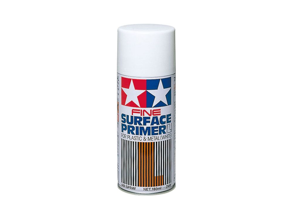 Tamiya Fine Surface Primer White Large 180ml ( THC 87044)
