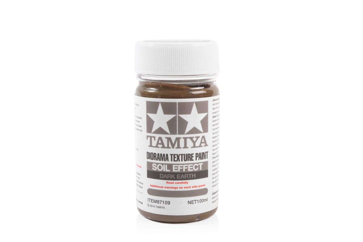 Tamiya Diorama Texture Paint - Soil Effect, Dark Earth ( THC 87109)