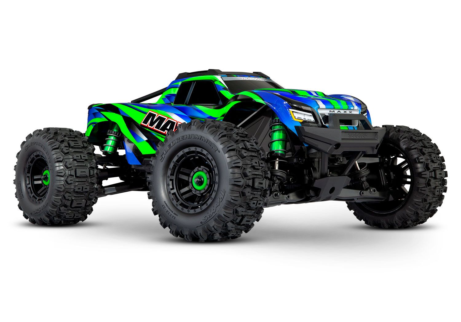 Traxxas WideMaxx Monster Truck Green (TRX89086-4-GRN)