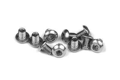 Xray Hex Screw Sh M3X4 - Stainless  (10) (XR902304)