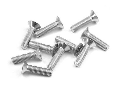 Xray Hex Screw Sfh M3X12 - Silver  (10) (XR904312)