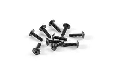 Xray Hex Screw Flanged Sh M3X12  (10) (XR911312)