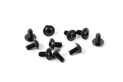 Xray Hex Screw Flanged Sh M4X8  (10) (XR911408)
