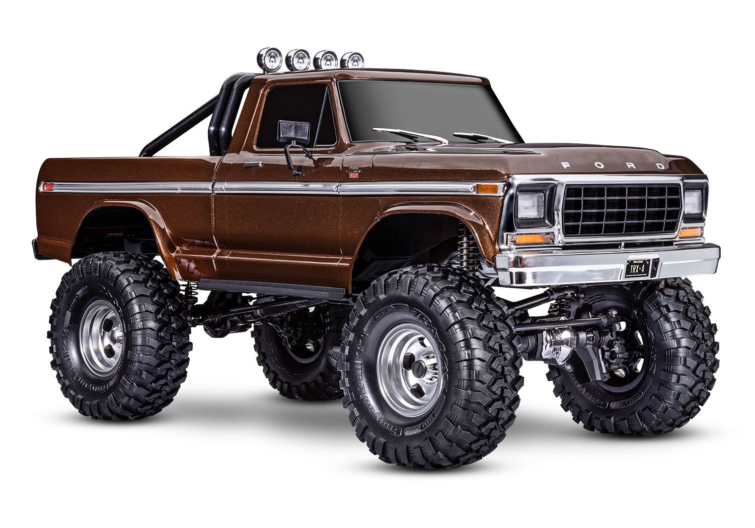 Traxxas TRX-4 Ford F-150 Ranger XLT High Trail Edition 1:10 4X4 Trail Crawler (TRX92046-4-BRWN)