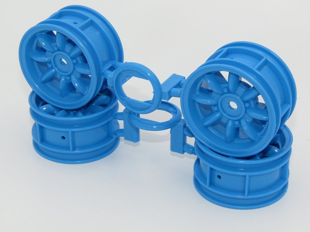 Tamiya Escort MKII Wheels Blue x4 ( THC 9335844)