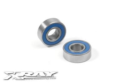 Xray Ball-Bearing 5X12X4 Rubber Sealed - Oil (2) (XR940512)