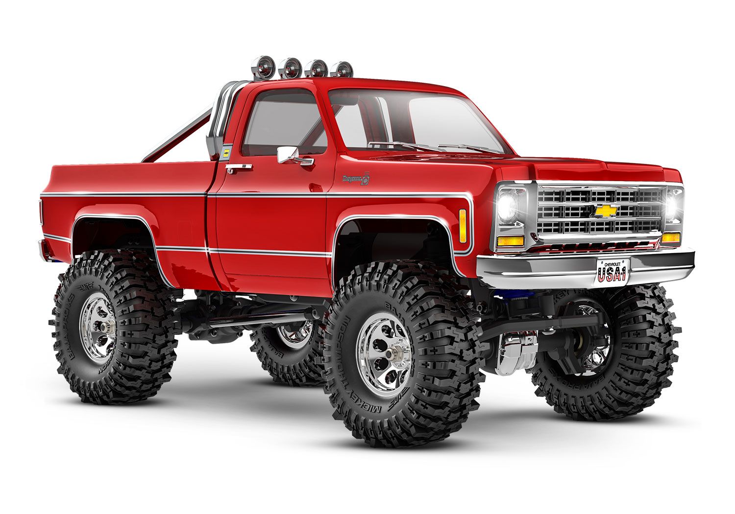 Traxxas TRX-4M Chevrolet 1979 K10 High 1:18 4X4 Trail Truck - Red (TRX97064-1-RED)