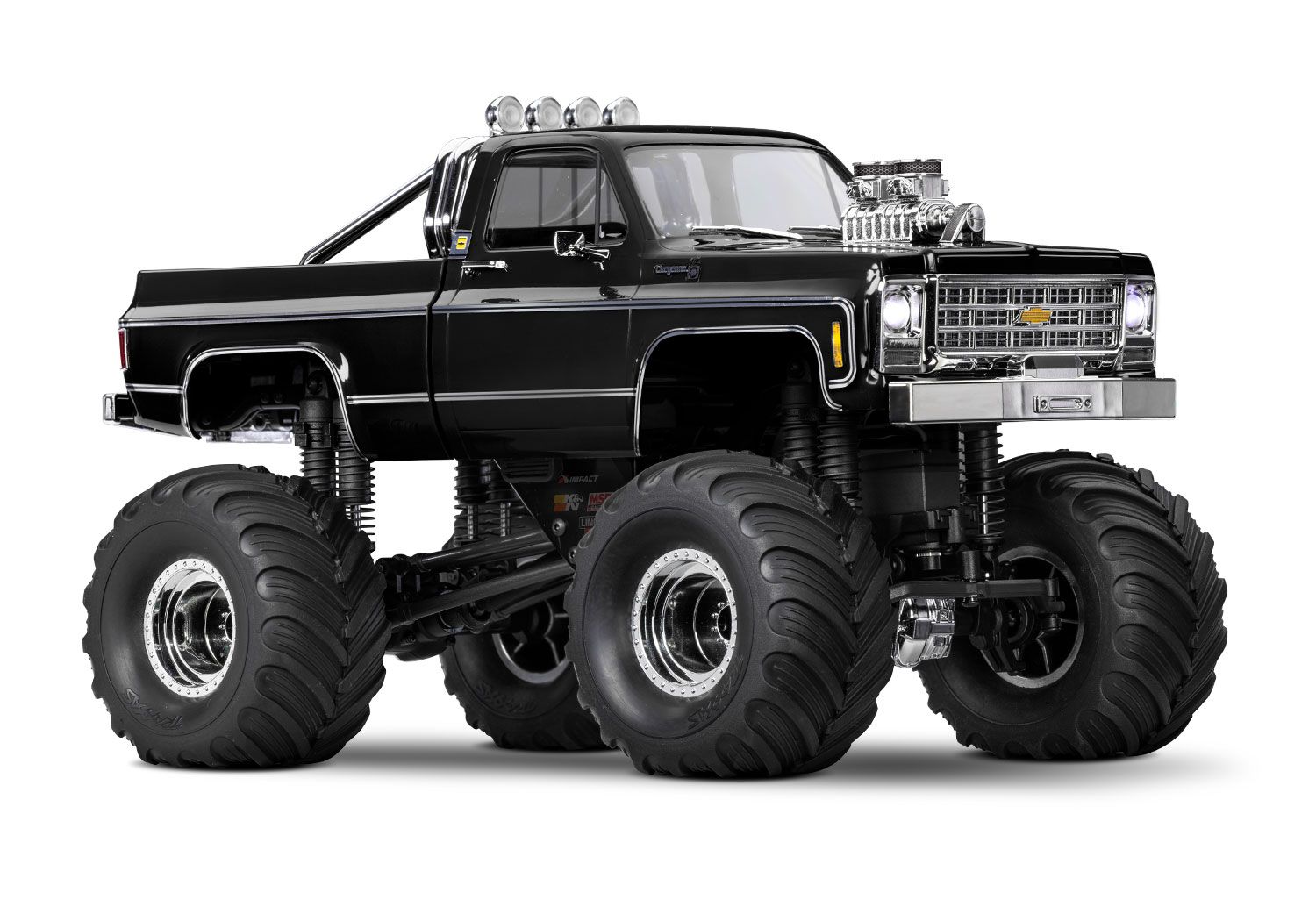 Traxxas 1:18 TRX-4MT Chevrolet K10 4wd Monster Truck - Black (TRX98064-1-BLK)