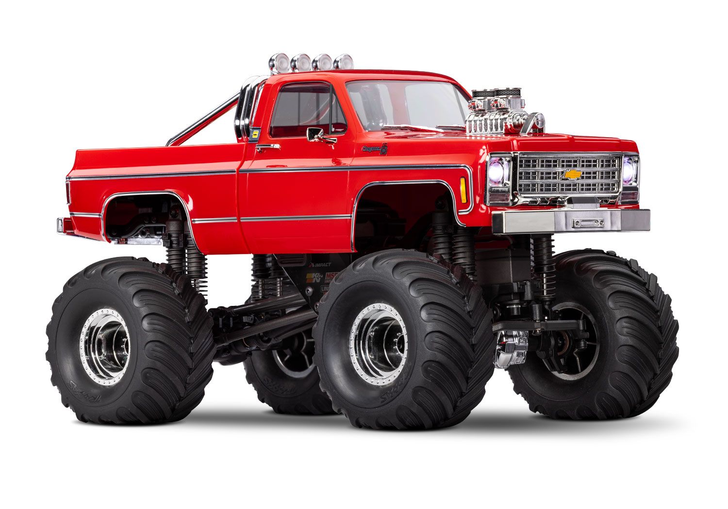 Traxxas 1:18 TRX-4MT Chevrolet K10 4wd Monster Truck - Red (TRX98064-1-RED)