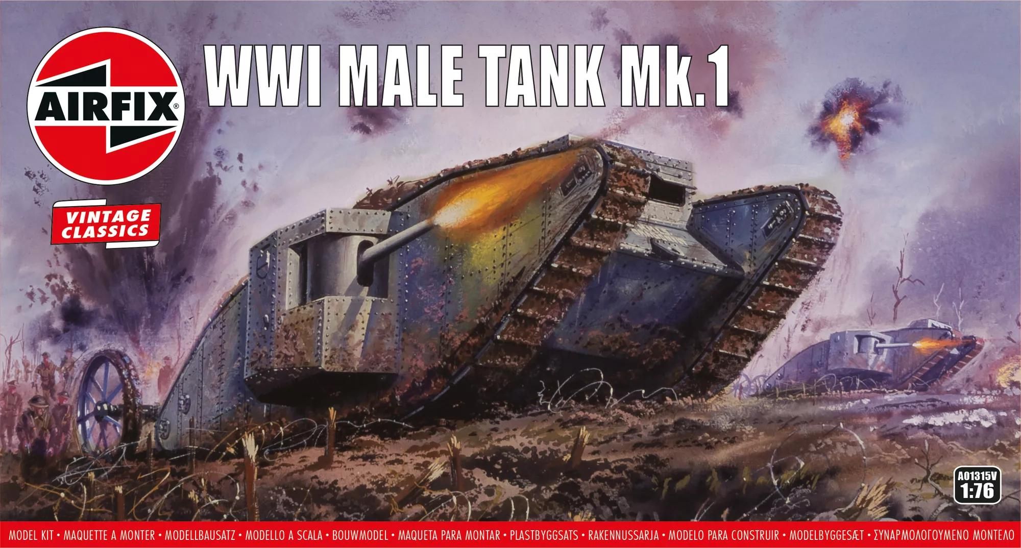 Airfix WWI Male Tank Mk.I (A01315V)