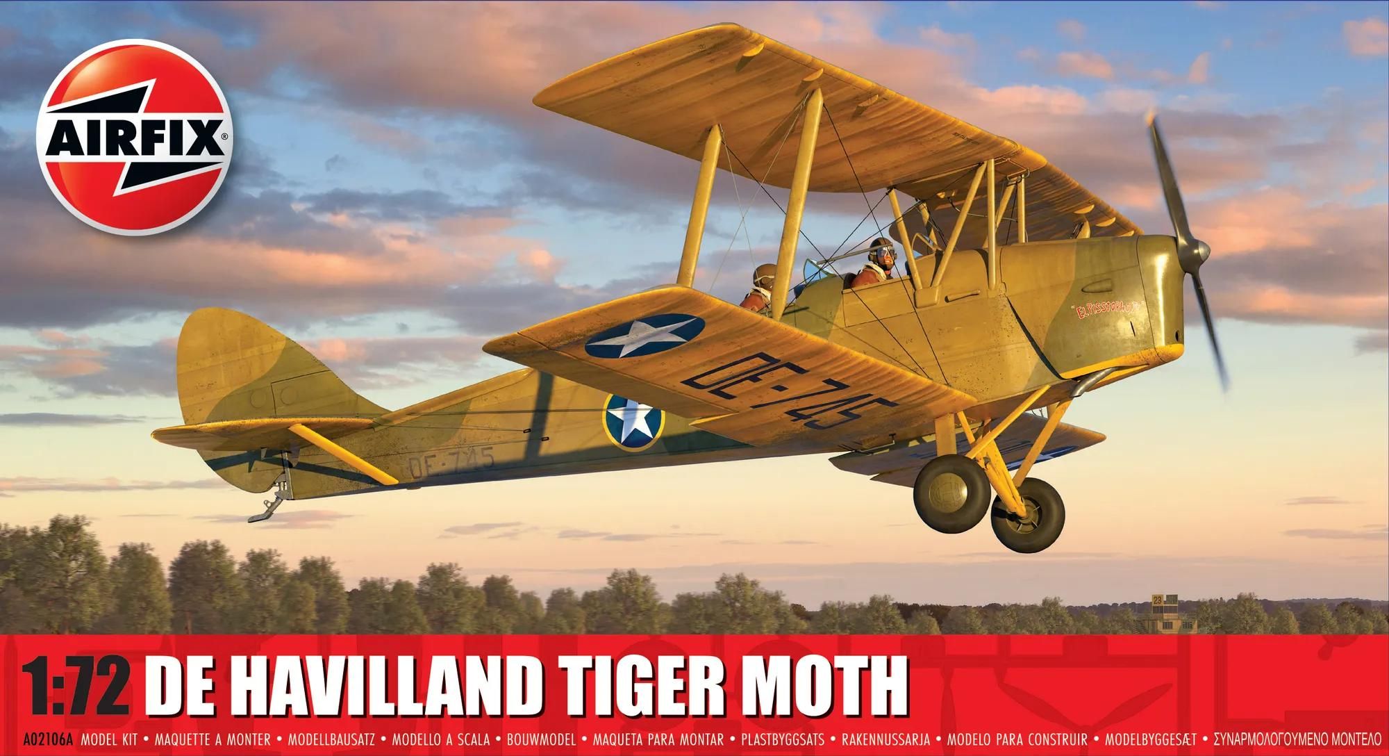 Airfix de Havilland Tiger Moth (A02106A)