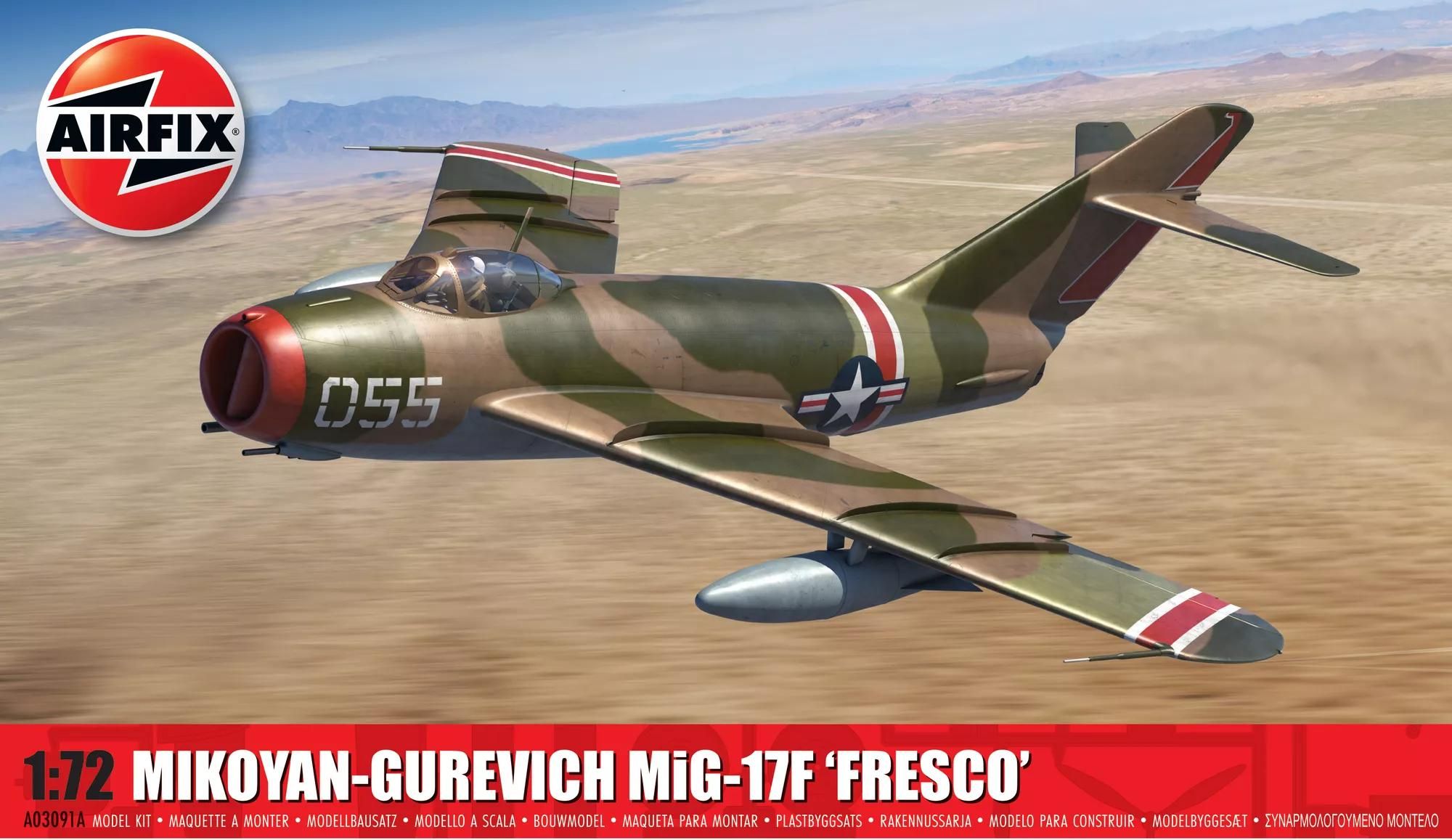 Airfix Mikoyan-Gurevich MiG-17F &#039;Fresco&#039; (A03091A)