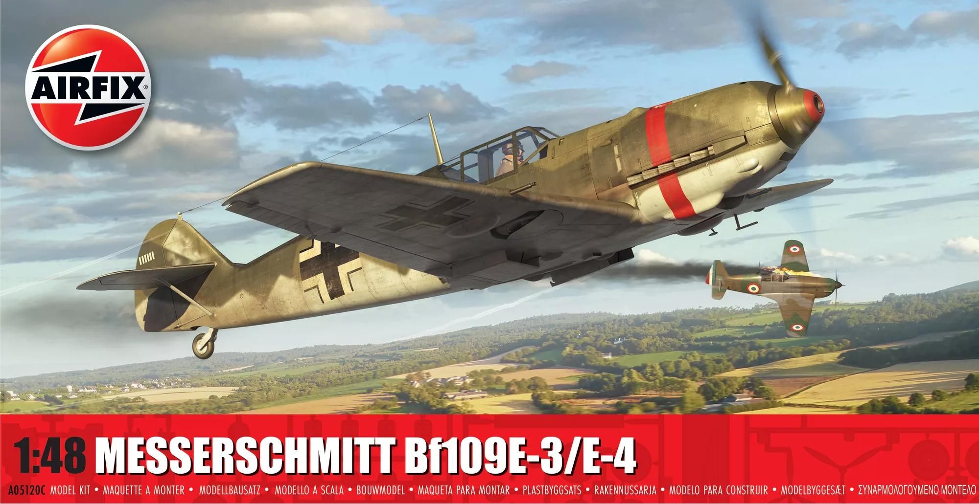 Airfix Messerschmitt Bf109E-3/E-4 (A05120C)