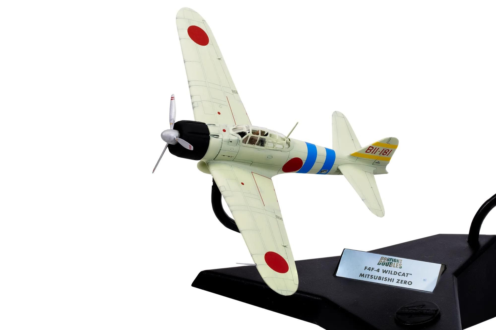 Airfix Grumman F-4F4 Wildcat &amp; Mitsubishi Zero Dogfight Double (A50184)