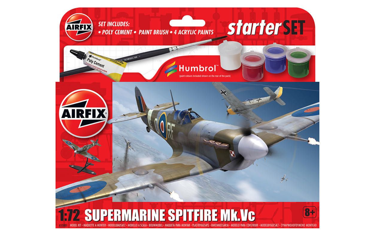 Airfix Starter Set - Supermarine Spitfire MkVc (A55001)