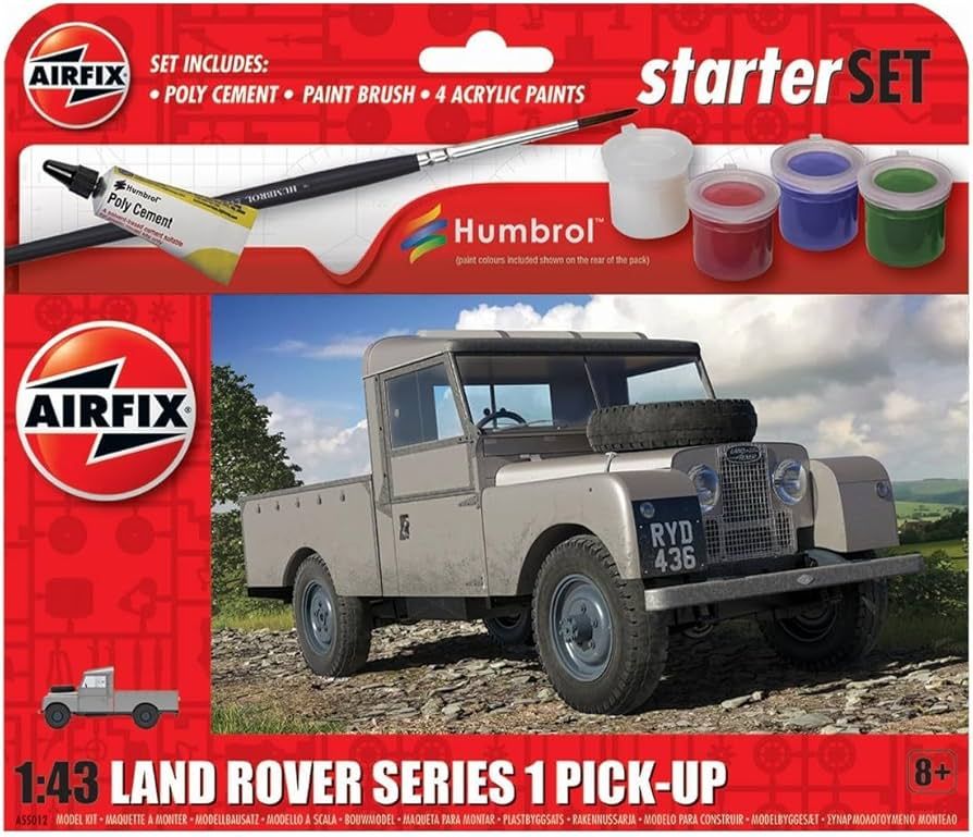 Airfix Starter Set - Land Rover Series 1 (A55012)