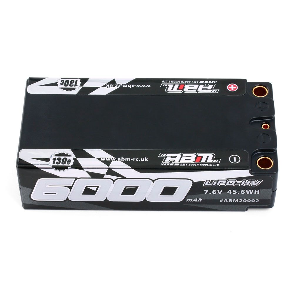 ABM-RC 6000 Shorty 7.6v Lipo-HV 130c 5mm BRCA Approved ( AB M20002)