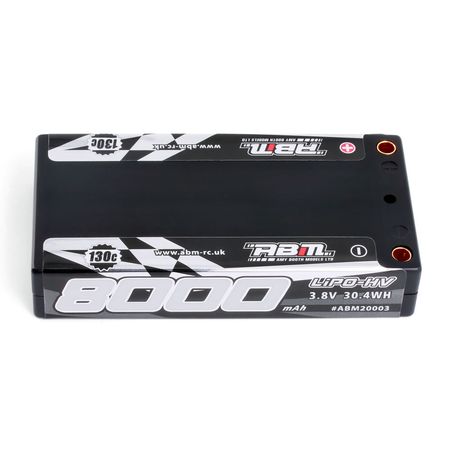 ABM-RC 8000 Pan Car Style 3.8v Lipo-HV 130c 4mm BRCA Approved ( AB M20003)