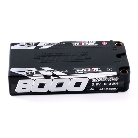 ABM-RC 8000 Pan Car Style 3.8v Lipo-HV 130c 5mm BRCA Approved ( AB M20007)