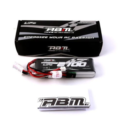ABM-RC 7.4V Lipo 2700mAh TX/RX Pack (Sanwa Exzes ZZ &amp; Z, MT4-S, M12-RS, M12S) ( AB M20009)