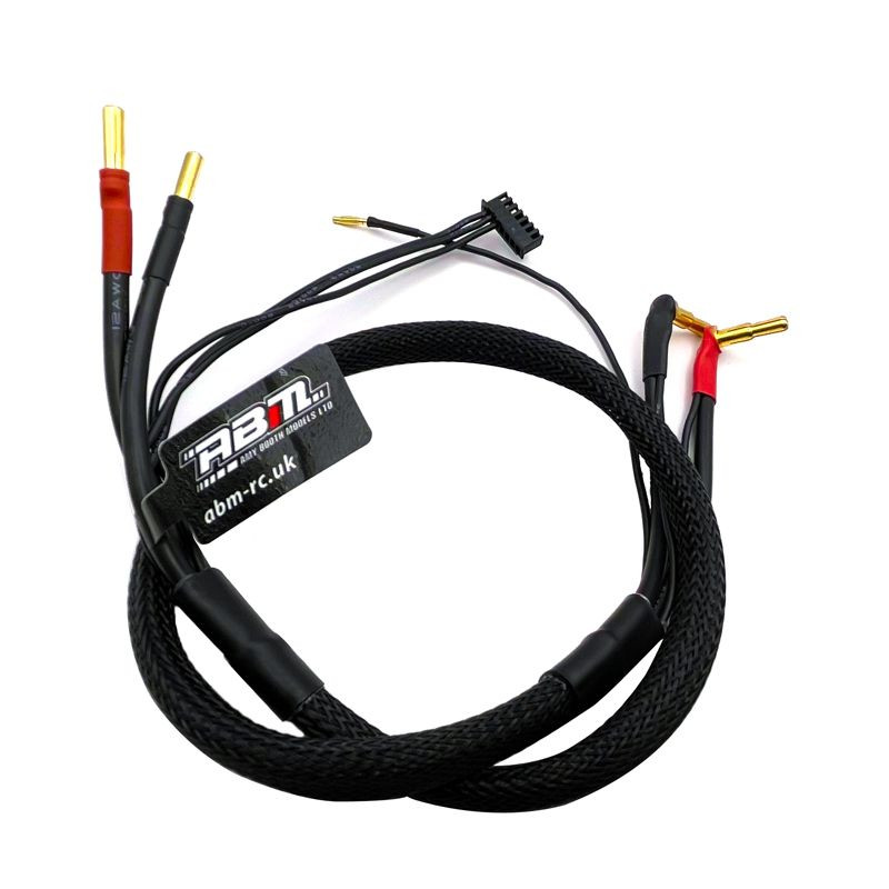 ABM-RC 2S Balance Charge Lead Banana Plug to 4/5mm Plug ( AB M30002)