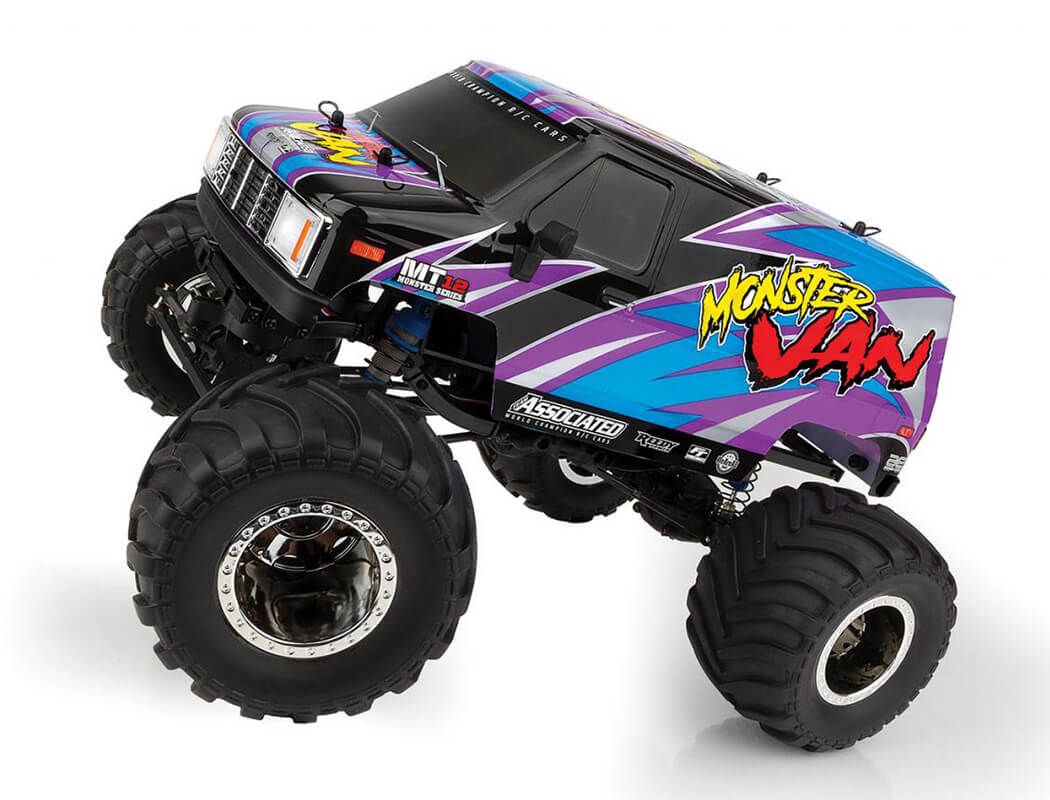 Associated MT12 Monster Van RTR - Combo (AS40008C)