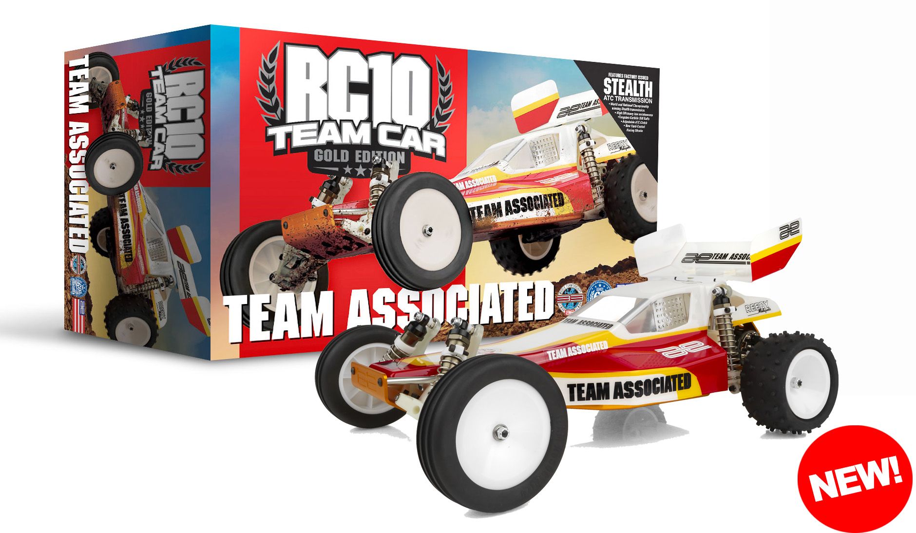 Team Associated RC10 Team Car Gold Edition Kit (AS6034)