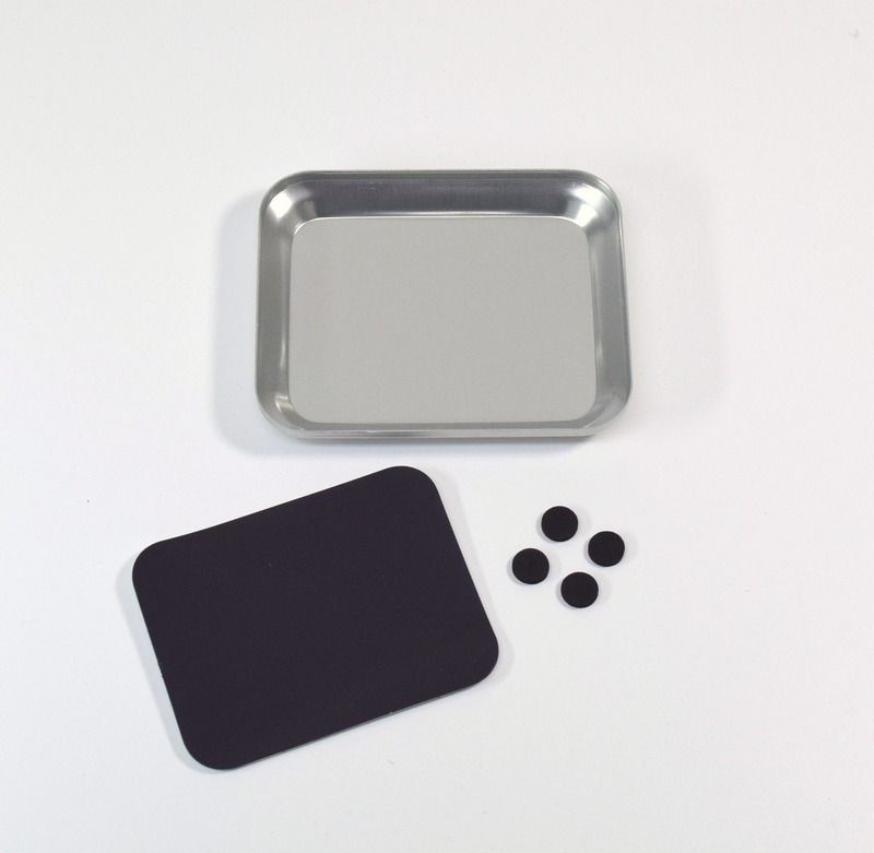 Absima Aluminium Bowl With Magnet Plate Silver ( AB 3000062)