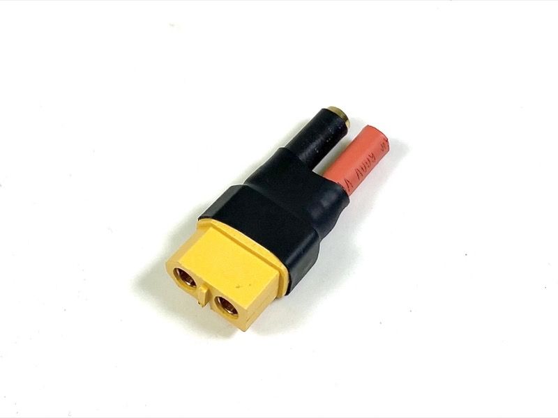 Absima Adapter 4mm bullet plugs (M) - XT60 (F) Compact Version ( AB 3040059)