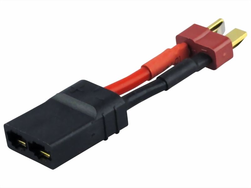 Absima Adapter with cable T-plug (M) suitable for Traxxas (F) 50mm ( AB 3040084)