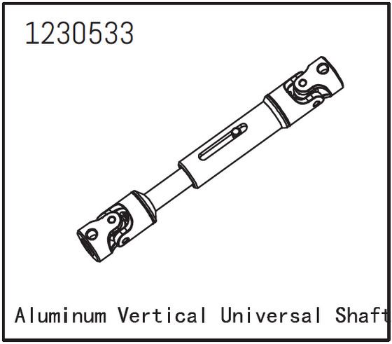 Absima Aluminium Universal Shaft ( AB 1230533)