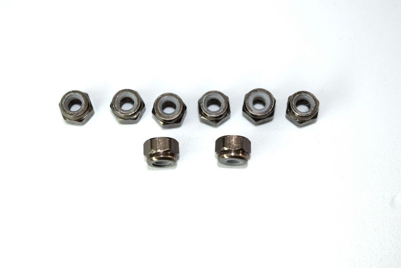 Absima Aluminium Nylon Nut M3 (8) ATC 2.4 RTR/BL ( AB 1230234)