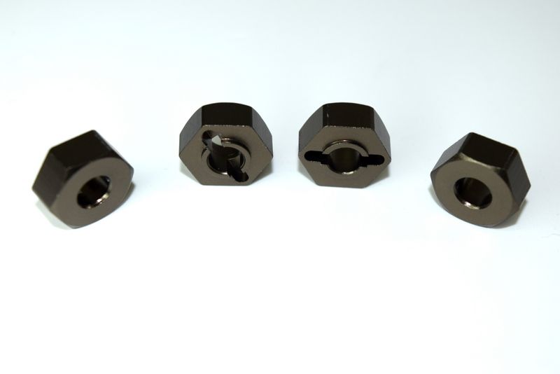 Absima Aluminium Wheel Hex Hub (4) ATC 2.4 RTR/BL ( AB 1230241)