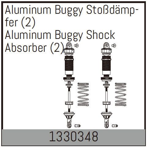 Absima Aluminium Buggy Shock Absorber (2) ( AB 1330348)