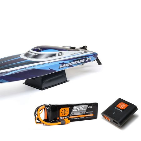 ProBoat Sonicwake 24&quot; Self-Righting Brushless Deep-V RTR, Blue (B-PRB-1992T2)