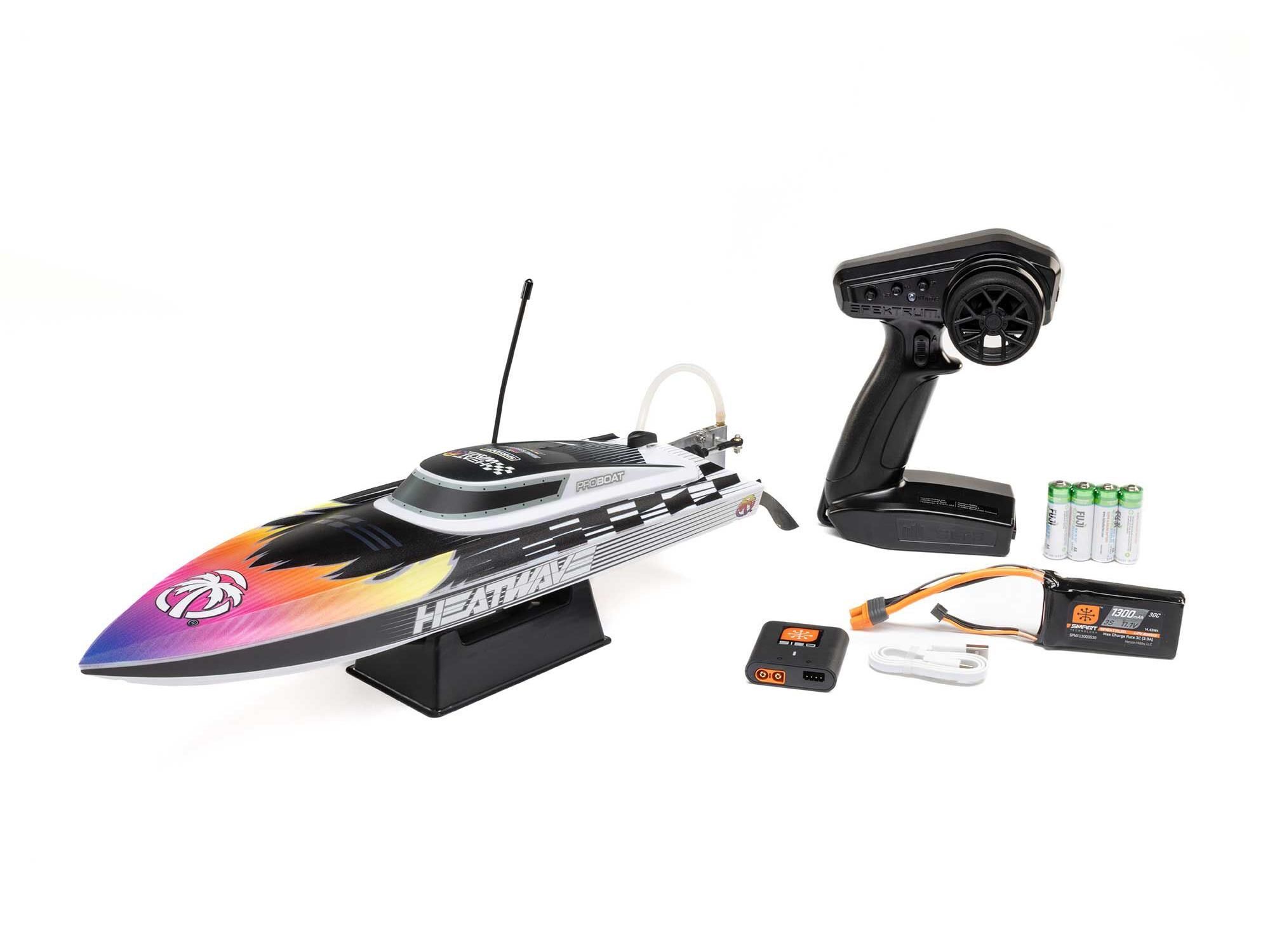 Proboat Recoil 2 18&quot; Self-Righting Brushless Deep-V RTR, Heatwave (B-PRB08053T2)