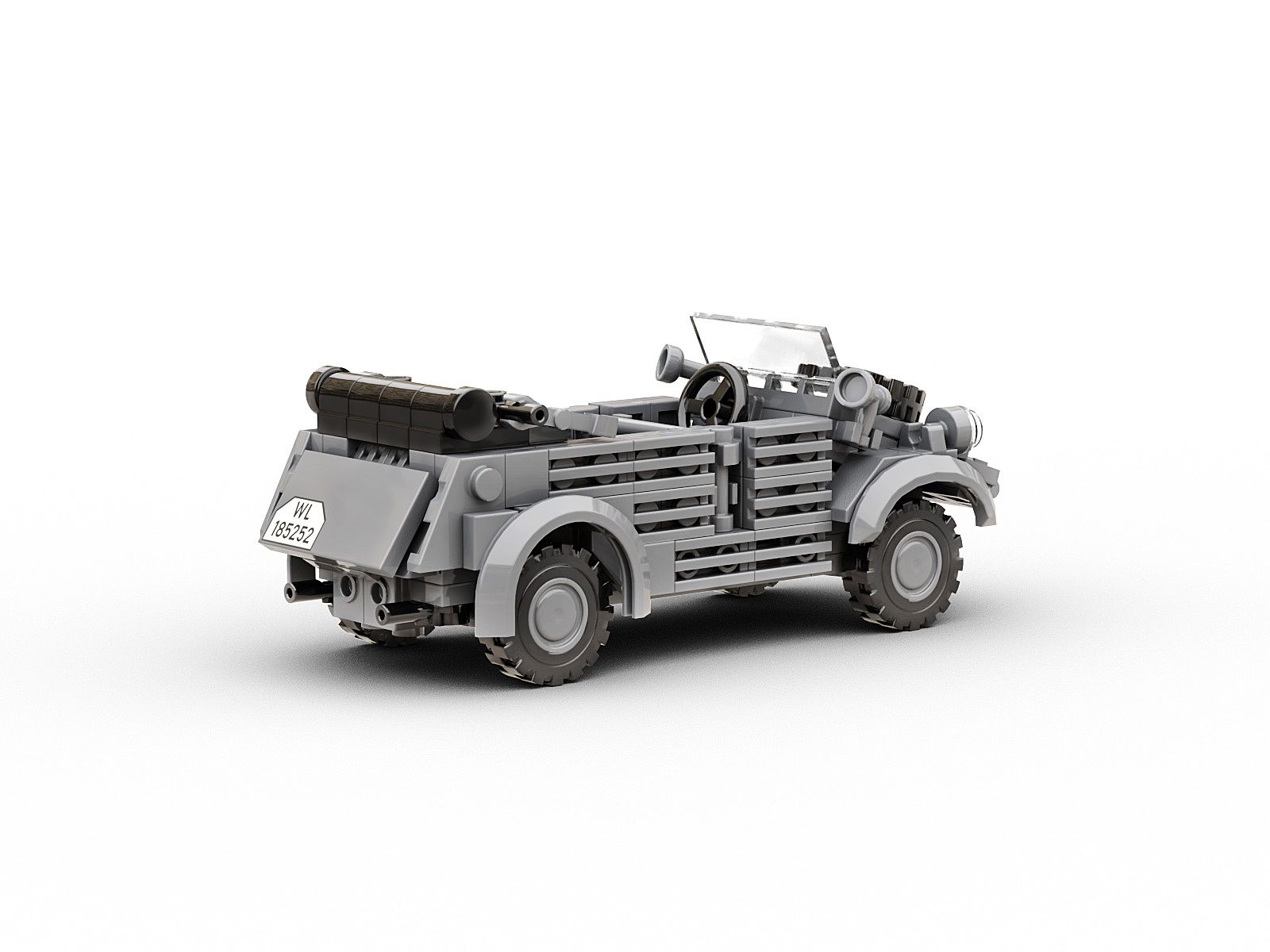 Build Army Kubelwagen Car (B0005)