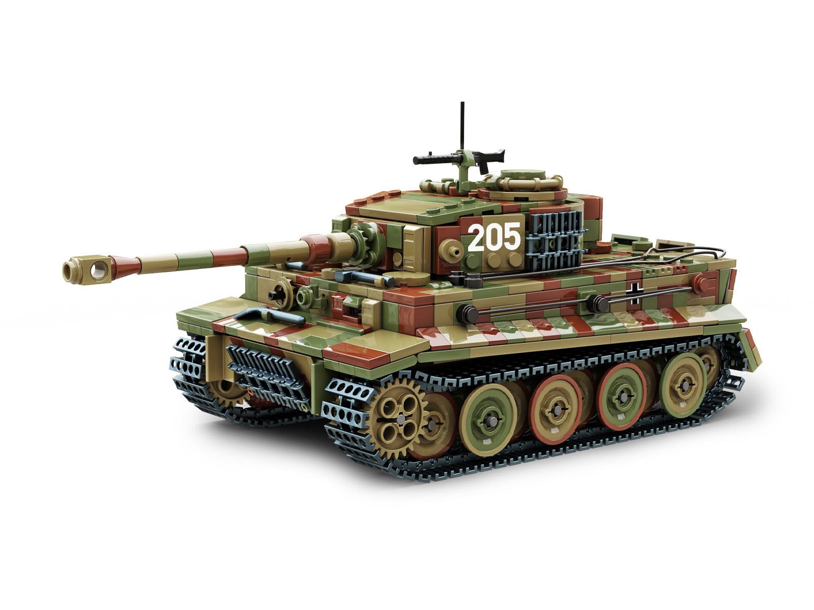 Build Army Tiger I Ausf.E Late Version (B0181C)