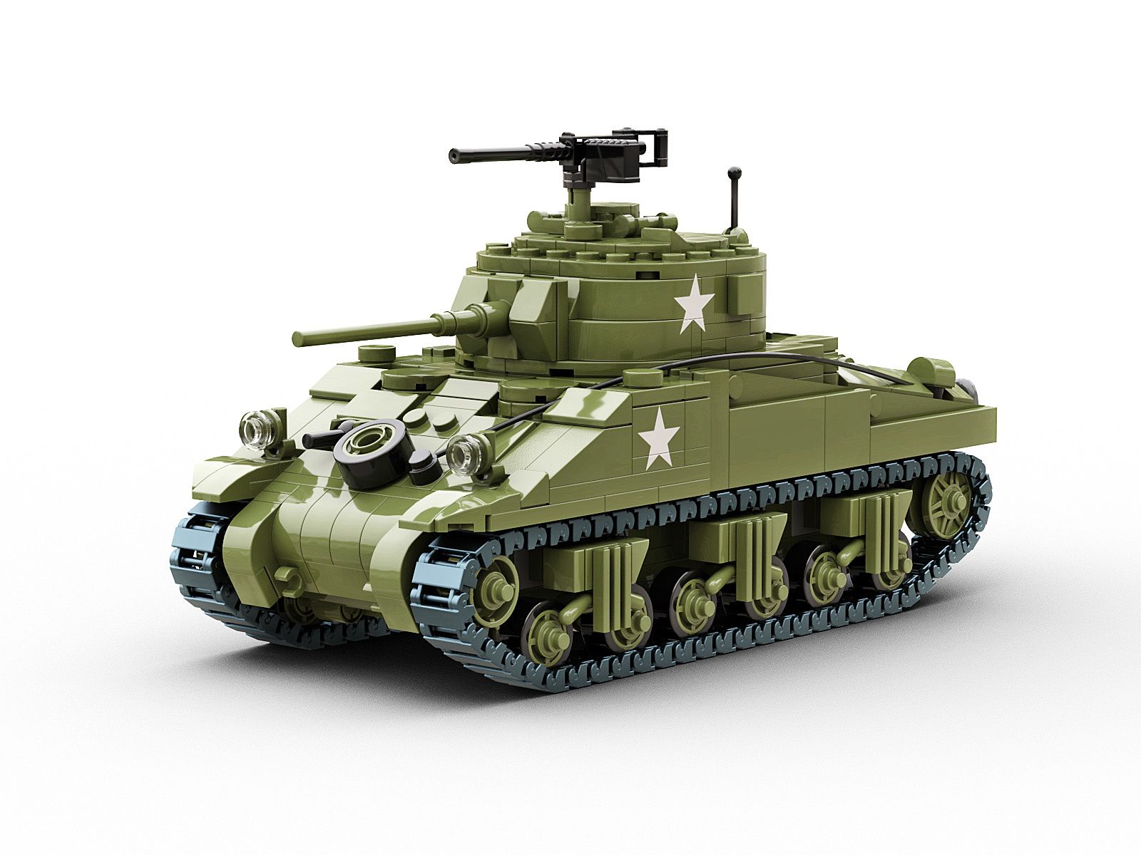 Build Army M4 Sherman (B1001)