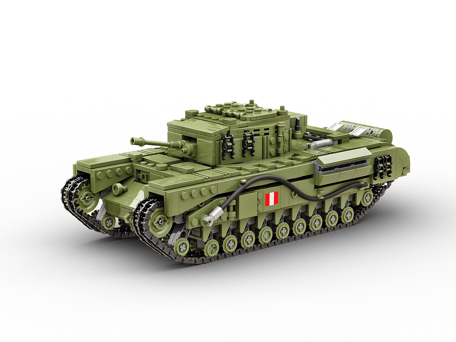 Build Army Churchill Tank (B2001)