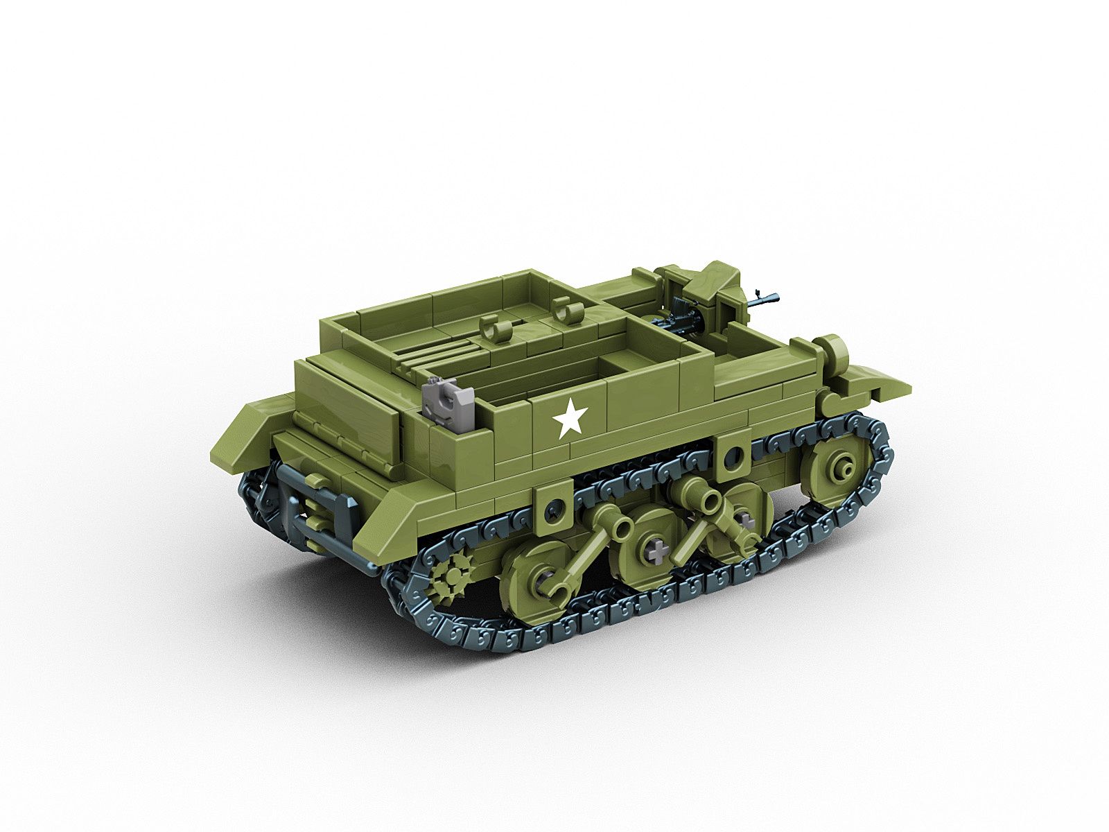Build Army Universal Carrier Armoured Tracked Vehicle (B2100)