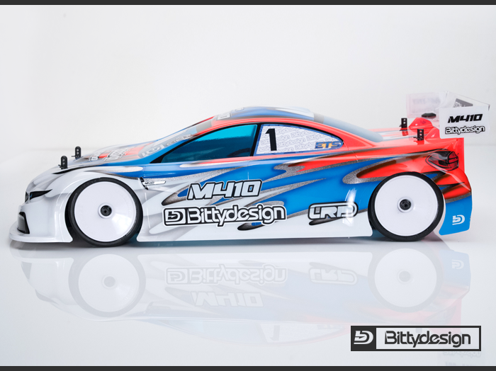 Bittydesign M410 190mm Clear TC bodyshell - Light Bodyshell (BD-TC-190M410)