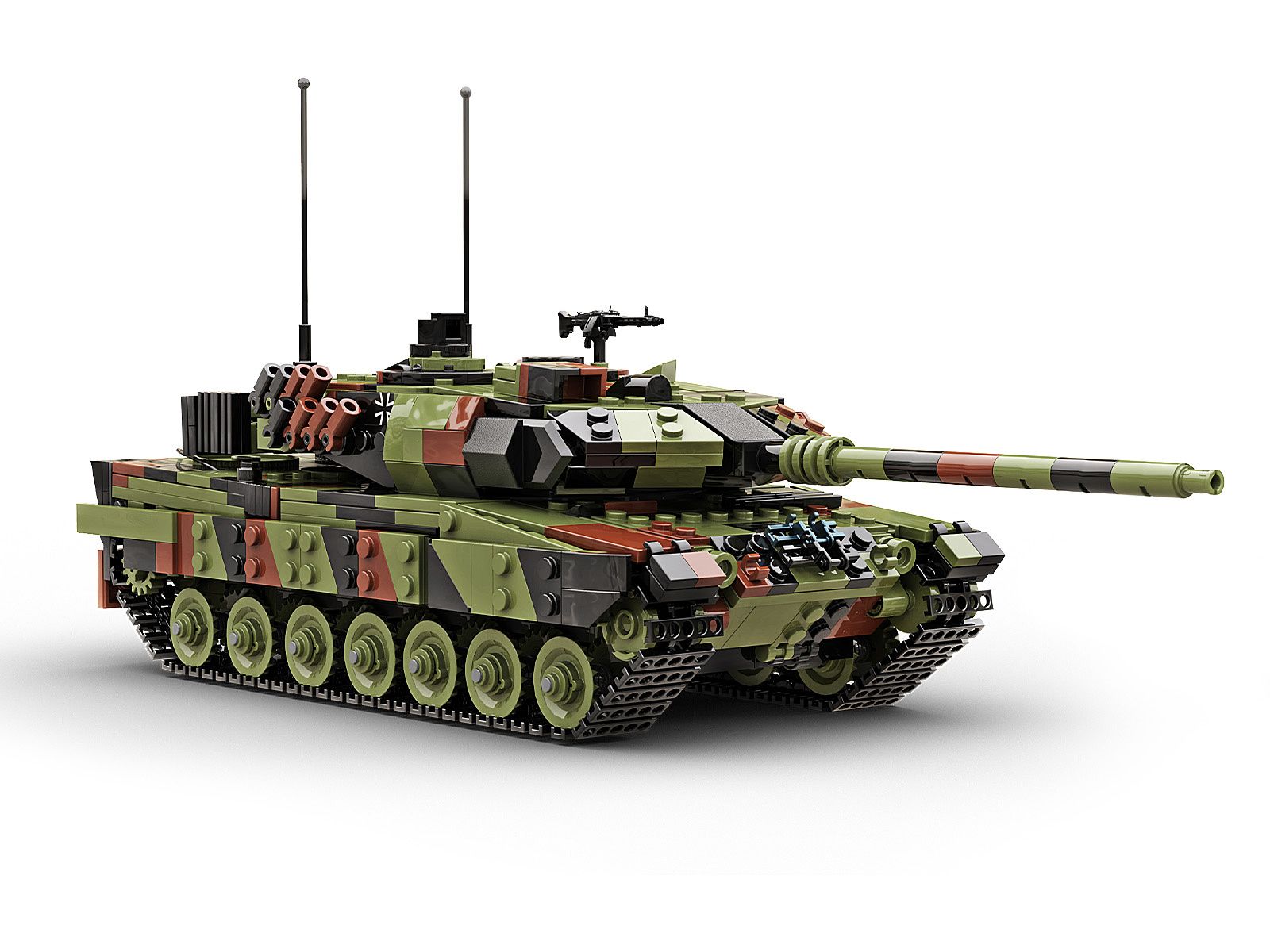Build Army Leopard 2A6 Main Battle Tank (BM001)