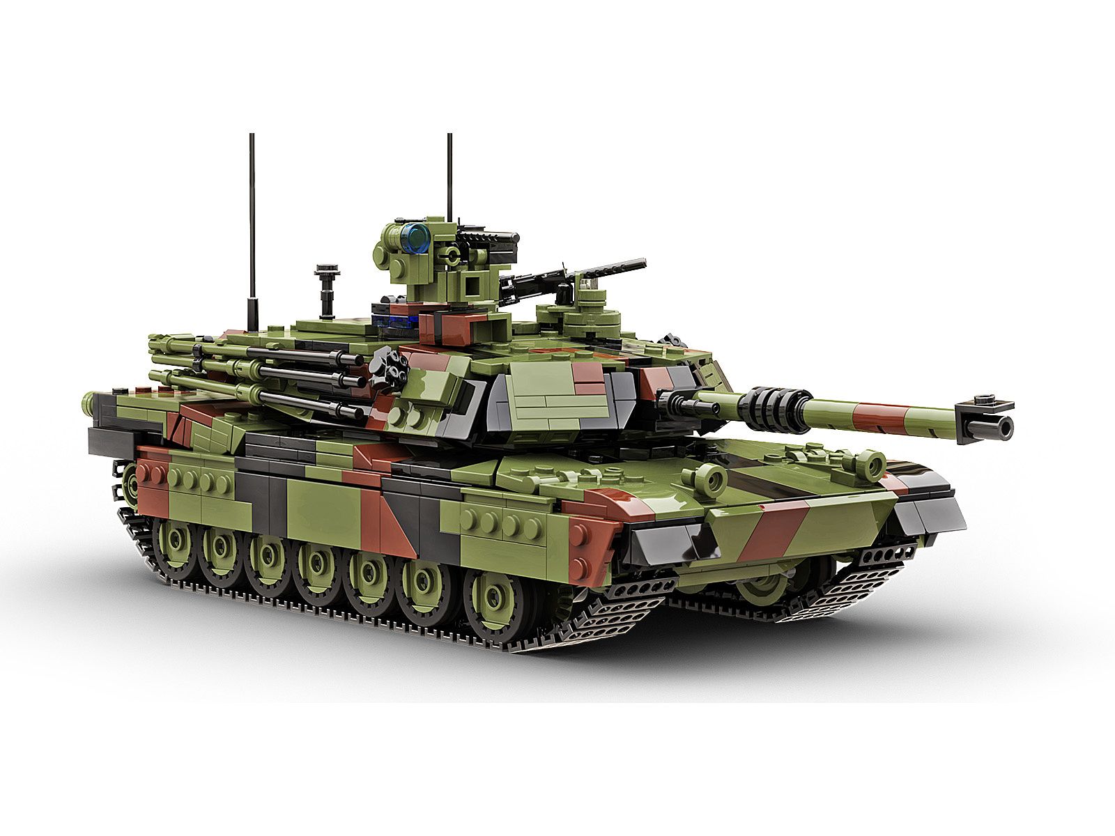 Build Army M1A2 Abrams Main Battle Tank (BM003)