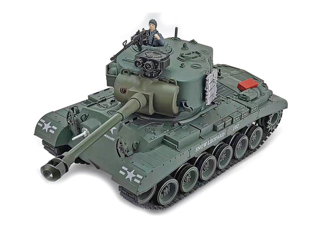 Brother Tank 1:18 RC USA M26 Pershing &#039;Snow Leopard Green&#039; (BT-814)