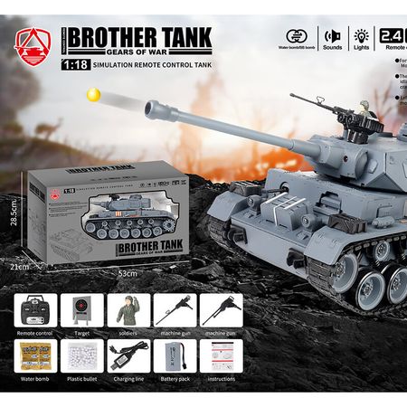 Brother Tank 1:18 RC German Panther III - Grey (BT-827)