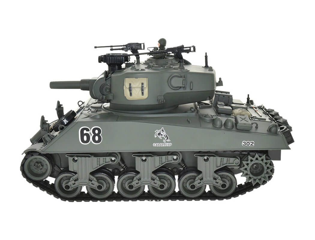 Brother Tank 1:18 RC USA M4A3 Sherman - Green (BT-828)