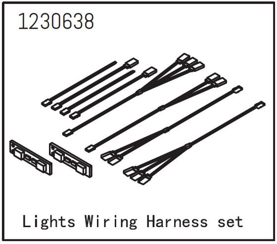 Absima Lights Wiring Harness Set - Sherpa ( AB 1230638)